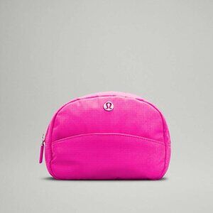 NWT Lululemon Double-Zip Mini Pouch - Pow Pink Light *0.7L